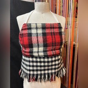 Plaid Patchwork Top